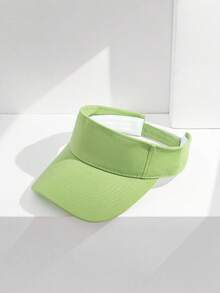 1pc Unisex Casual Solid Color Visor Hat, Suitable For Outdoor Sports, Leisure Activities, Daily Wear - Multicolor - View 20