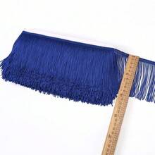 4 Inches Polyester Fringe Trim Lace Tassel Fringe Trimming For Latin Dress Stage Clothes Lamp Shade Decoration DIY