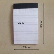 4 件记事本、计划本、素描本、替换内页、袖珍笔记本、日记本、学校用品、返校 - 白色 - 查看 9