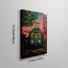 1buc Poză de perete nostalgică Estetică japoneză Imprime pe pânză Picturi Postere asiatice de epocă Decor retro pentru dormitor, sufragerie sau cărucior de bar, cămin, decor de perete Cadou pentru ea fără ramă - Multicolor - Vizualizare 11