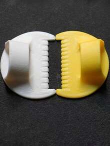 3件套缝纫工具套装，简易缝纫工具 - 耐用塑料包边缝纫压痕器，适合初学者和老年人，间距分别为4毫米和3毫米，非常适合DIY手工项目，缝纫配件/符合人体工程学设计/表面光滑，适用于服装缝纫和面料，以及其他缝纫工具