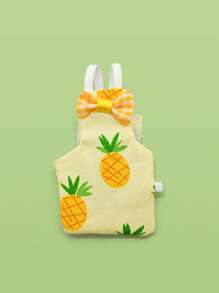 6pcs/1pc Parrot Diapers, Cute Fruit Design, Reusable Washable With Waterproof Lining, Soft Bird Flight Suit, Fits Parakeet, Parrot, Cockatiel, Sun Conure, Cockatoo, Macaw