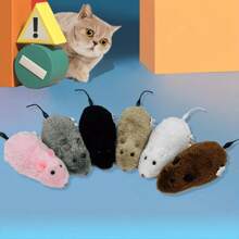 Clockwork Simulation Mouse Toys, Interactive Indoor Cat Chasing Toy, Pet Self-Entertaining Plaything