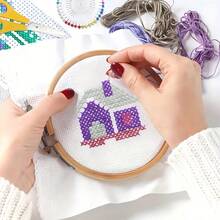 Set de 36/50/100/150/200/447 hilos de bordar de colores para punto de cruz, pulseras de la amistad, manualidades y bordado - Multicolor - Ver 4