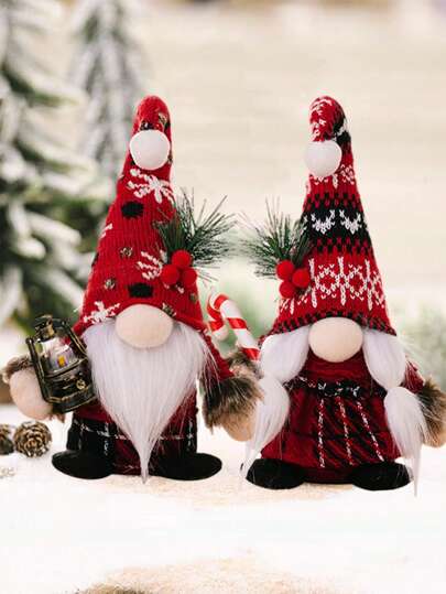 1 peça/2 peças de decoração de Natal: bonecos gnomos, bonecos anões de Natal, bonecos de pelúcia fofos de Natal, enfeites de Natal, decorações de boneca, suprimentos para decoração de Feliz Natal, decorações de Natal para casa, decoração de casa para o feriado de inverno, decoração de quarto, decoração de mesa, enfeites de mesa, decoração de centro de mesa de Natal, presentes de Natal, presentes de Natal, decoração de Ano Novo de 2026