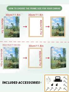 SURELIFE 1 套木框 DIY 30x40 40x60cm 50x70cm 用于帆布油画松木框架、墙艺画、钻石画框、榫卯木条、加厚笔触、拉伸丝绸框架、练习、木制内框客厅卧室家居装饰 - 松木 - 查看 14