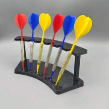 1个耐用亚克力飞镖收纳架，适用于一体式飞镖架展示架 - 黑色 - 查看 5