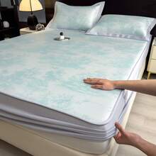 Cooling Mattress Pads - Yefan Pink PE Fitted Sheet - View 10