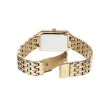 Fossil Fossil Women's Raquel Quartz Stainless Steel Three-Hand Watch Square Series Stainless Steel Case/Crystal Cover Diameter 26mm