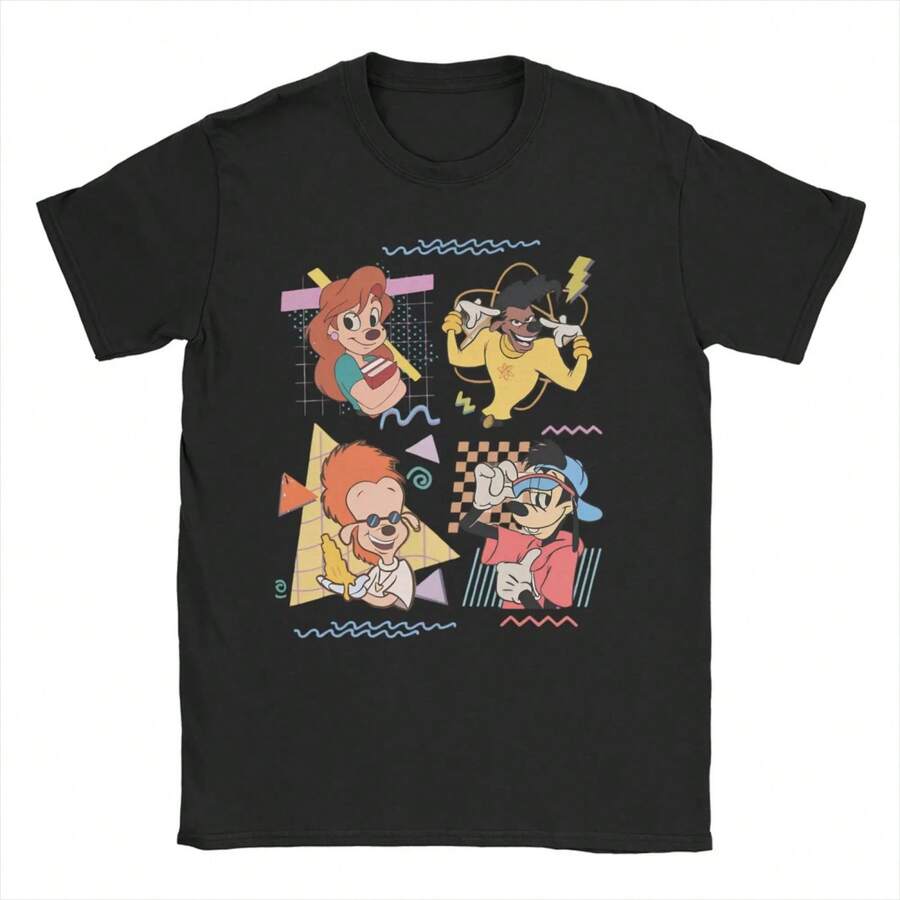 Women T-Shirts Max Roxanne Powerline Tour Novelty Cotton Tee Shirt Short Sleeve A  Movie Cartoon T Shirts Clothing Gift - 黑色 - 查看 1