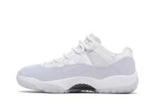 Nike Air Jordan Womens Air Jordan 11 Retro Low 'Pure Violet' (Women's Sizes) White/Pure Violet/White AH7860-101 Summer New - 白色 - 查看 3