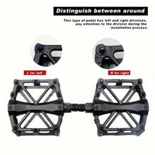 2 piezas de pedales de bicicleta de aleación de aluminio para bicicletas de carretera y de montaña, anchos y duraderos, adecuados para bicicletas de carretera y de montaña, en colores negro, verde y azul