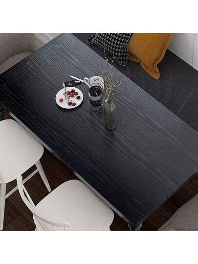 Waterproof Self Adhesive Wood Grain Vinyl Wrap Easy Apply Kitchen Countertop Cabinet Door Renovation Film Tear Off, Stove Top, Character view 3