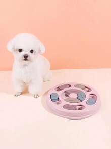 1pc Pet Feeder, Pet Intelligent Feeding Toy, Dog Puzzle Toy, Cat & Dog Hide Food Feeder, Cat & Dog Food Seeking Bowl, Pet Training Toy, Dog Interactive Food Bowl, Dog Foraging Bowl, Pet Food Bowl, Pet Food Partition Game Plate, Pet Anti-Choking Bowl, Pet Supplies, Dog Puzzle Toy For Boredom, Puppy Intelligence Training Game Feeder, Cat & Dog Foraging Toy, Pet Entertainment Toy (For Pet Use Only) - Blue - View 9