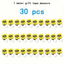 2/10/15/20pcs Mini Retractable Tape Measure Keychain - 1m/3ft Compact Pocket Size - Suitable For Daily Use, Party, School And Promotional Gifts - Metal Blade, Lead-Free