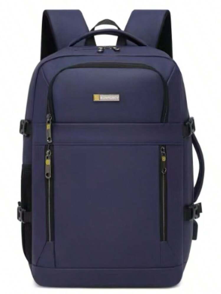 Men's Large Capacity Computer Backpack Casual Student Backpack FA-2403 - Gris - Añade 1