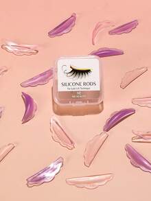 10Pcs 5 Sizes Lash Lift Sheilds,No Glue Eyelash Lifting Shield Self Sticky Lash Lift Rods, Lami Lamination Roller Curler Pad Soft Eyelash Perm Rod Reusable - Multicolor - View 2