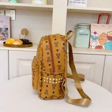 2025 New Minimalist Leather Backpack For Women, Large Capacity College Student Backpack, Fashionable & Versatile, School Backpack