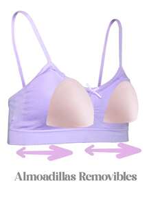 6 Piezas Corpiños Juvenil Relleno Extraible Ajustable Comodos