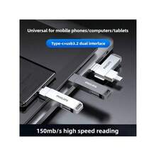 PHILIPS 飞利浦 60UT-S USB 3.2 Type-C 闪存盘 双接口 高速大存储 手机电脑通用