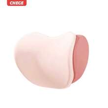 1 件汽车颈部和头枕枕，符合人体工程学的驾驶员座椅腰部支撑垫，舒适的汽车颈部保护器