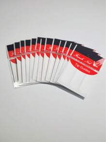 18 hojas (864 piezas) de pegatinas para manicura francesa, pegatinas para uñas autoadhesivas para decoración de uñas - Diseño en forma de luna apto para esmalte de uñas y aplicaciones de brillo para una manicura francesa sin derrames
