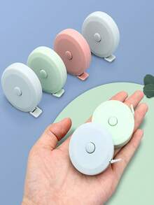 1/3PCS 1.5米圆形软卷尺，多功能自动伸缩软卷尺，人体测量尺，Macron 彩色软卷尺学校用品，返校