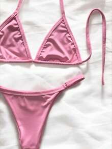 Women's Athens Suplex Curtain Bikini With Regulator - 乾枯玫瑰色 - 查看 3