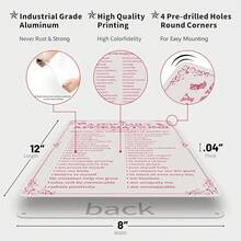 Room Decor Aesthetic A Few Daily Affirmations Motivational Wall Art Tin Metal Sign Pink Butterfly Wall Home Coffee Room Office Decor Gifts 8X12 Inches - A Few Daily Affirmations - 查看 2