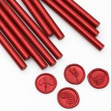 10Pcs/Box Sealing Wax Sticks, Wax Seal Sticks, Glue Gun Sealing Wax Sticks For Wedding Invitations, Letter, Envelope, Cards And Crafts - Multicolor - View 20