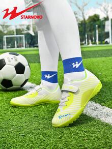 STARNOVO Kids/Youth Boys/Girls Soccer Cleats, Suitable For Indoor/Turf Football Training, Dedicated Football Sports Shoes (This Item Is Standard Size, It Is Recommended To Order 1 Size Smaller For Narrow Feet, And 1 Size Larger For Wide Feet)