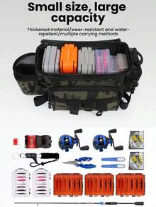 Waterproof Fishing Waist Pack – Multi-Function Lure Tackle Bag With Detachable Rod Holder & 20L Capacity (Hands-Free Design For Kayak/Bank Fishing)