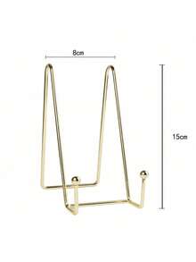 Multi-Function Plate Rack - Durable Metal Display Rack, Can Be Used To Display Plates, Books, Photos - Ideal For Home Decor And Art Display - Multicolor - View 2