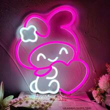 Sanrio 1 Stück/Sanrio KT Katze Gaming Zimmer Schlafzimmer Spielzimmer Internet Café Dekoration Neon Cartoon Form LED Neonlicht