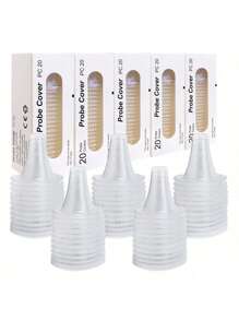 1 Box 20pcs/5 Boxes 100pcs Universal Ear Thermometer Covers, High Quality Ear Thermometer Probe Covers, Professional Manufacturer Of Disposable Ear Thermometer Sleeves