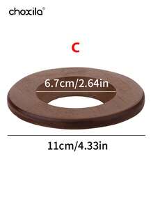 choxila 1pc Coffee Filter Stand, Pour Over Filter Cup Stand, Cone Coffee Dripper Holder Rack, Wooden Filter Cup Holder, Suitable For V-Shaped Filter Cup Back To School - Wooden Stand - View 11