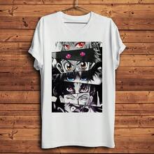 HXH Hunter Eyes GON Killua Funny Anime Tshirt Men Summer New White Casual Short Sleeve T Shirt Unisex OTAKU Streetwear Tee - trắng - Xem 1