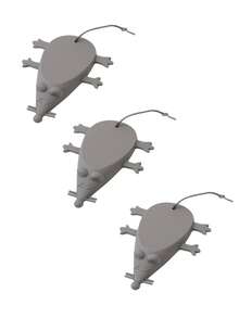 鼠标形状硅胶门挡 - 可爱卡通橡胶门挡，防滑设计，适合家庭和办公室的最佳礼物 - 彩色 - 查看 17