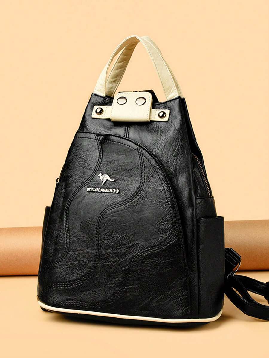 Ba lô nữ bằng da thật chất lượng cao, túi xách cỡ lớn phù hợp cho nữ sinh tuổi teen, túi đeo vai chống trộm khi đi du lịch.