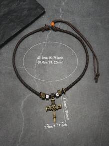1pc Bohemian Style Necklace Accessory, Displays Unique Personalized And Style, Versatile Casual Decoration For Men And Women
