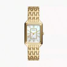 Fossil Fossil Women's Raquel Quartz Stainless Steel Three-Hand Watch Square Series Stainless Steel Case/Crystal Cover Diameter 26mm