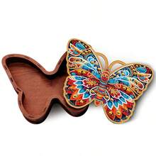 LaoJieYuan Estuche de gafas de estilo 2026 Nuevo Estuche de gafas Pintura de diamantes DIY Estuche de gafas con diseño de búho y animal Caja de almacenamiento de gafas de arte de diamantes con rhinestones para manualidades y artesanía - Producto semiacabado: es necesario pegar los diamantes usted mismo. - Ver 6