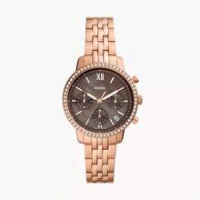 Fossil Relógio FOSSIL Neutra Series Three-Eye Chronograph em aço inoxidável com calendário