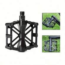 2 piezas de pedales de bicicleta de aleación de aluminio para bicicletas de carretera y de montaña, anchos y duraderos, adecuados para bicicletas de carretera y de montaña, en colores negro, verde y azul