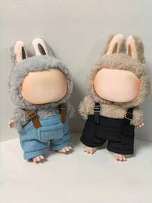 （仅适用于娃娃衣服）1 件装饰围兜工作服，适合 17 厘米服装，BJD 娃娃时尚造型