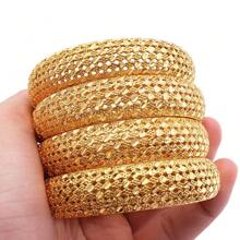 1pc Middle Eastern Style Luxury Bride Open Bangle Bracelet, Elegant Women Jewelry, Southeast Asia Accessories