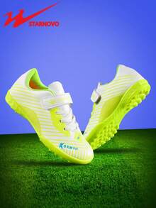 STARNOVO Kids/Youth Boys/Girls Soccer Cleats, Suitable For Indoor/Turf Football Training, Dedicated Football Sports Shoes (This Item Is Standard Size, It Is Recommended To Order 1 Size Smaller For Narrow Feet, And 1 Size Larger For Wide Feet)