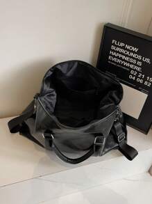 Bolsa de viaje de gran capacidad, bolso de mano y equipaje de mano para hombres y mujeres para ropa, deportes, actividades de fitness, bolsa para la escuela, accesorios escolares y artículos escolares