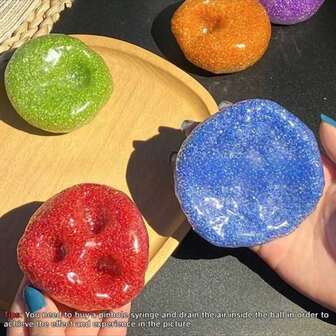 1PC-Bead Stress Balls, Shapeable Ball Stress Balls, Stress Release Sensory Fidget Squeeze Toys, Desk Adult Sensory Fidget Squeeze Toys, Gift Box Stuffing, Birthday Gifts (No Pinhole )