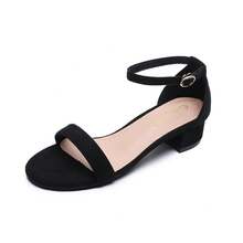 Women Flat Sandals - 黑色5cm - 查看 7